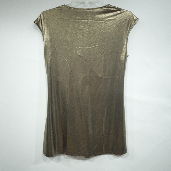 Blecker & McDougal gold black top - Picture 5 of 6